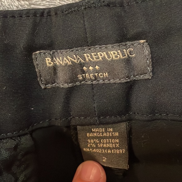Banana Republic black trousers size 2 - Picture 2 of 4